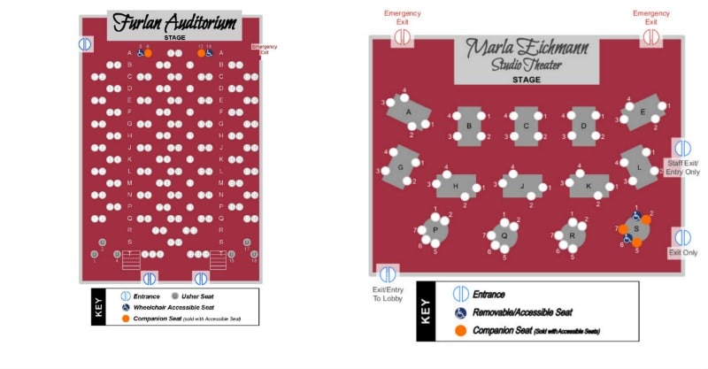 fireside theater wi seating chart